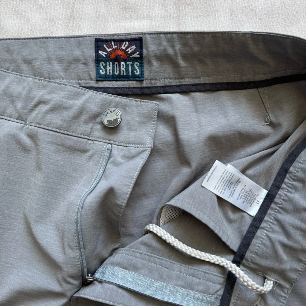 Men's Faherty All Day shorts 33x9